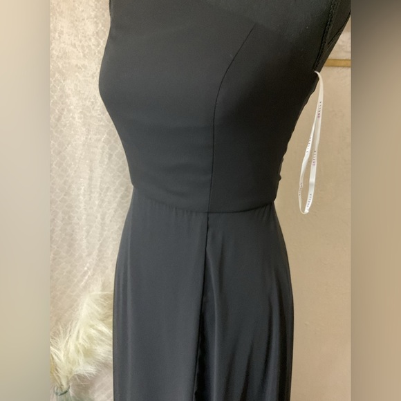 BELLA BRIDES MAIDS Chic Black One-Shoulder Evening Gown - Picture 12 of 15